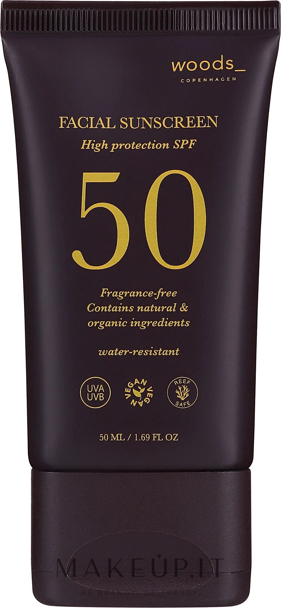 Crema solare viso con SPF50