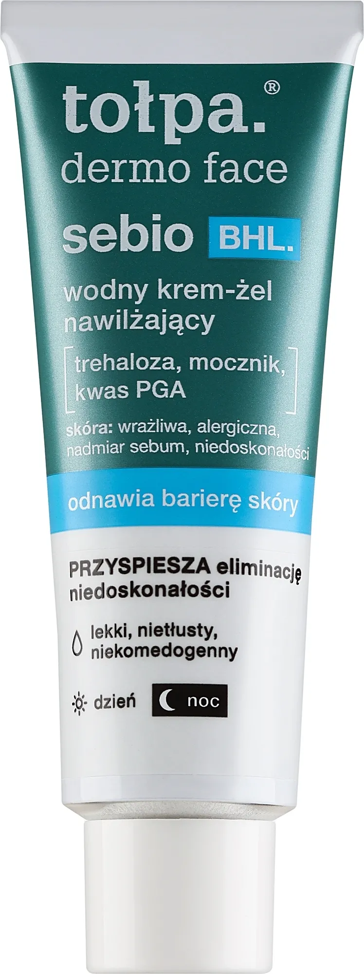 Crema-gel idratante acquosa per viso