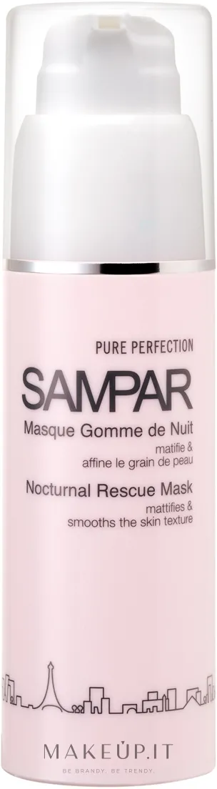 Maschera viso anti-acne da notte