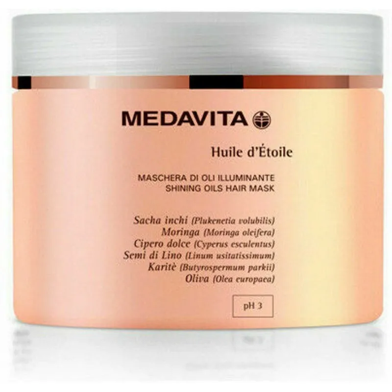Medavita Huile d'Étoile Maschera di Oli Illuminante 500ml - maschera illuminante tutti i tipi di capelli