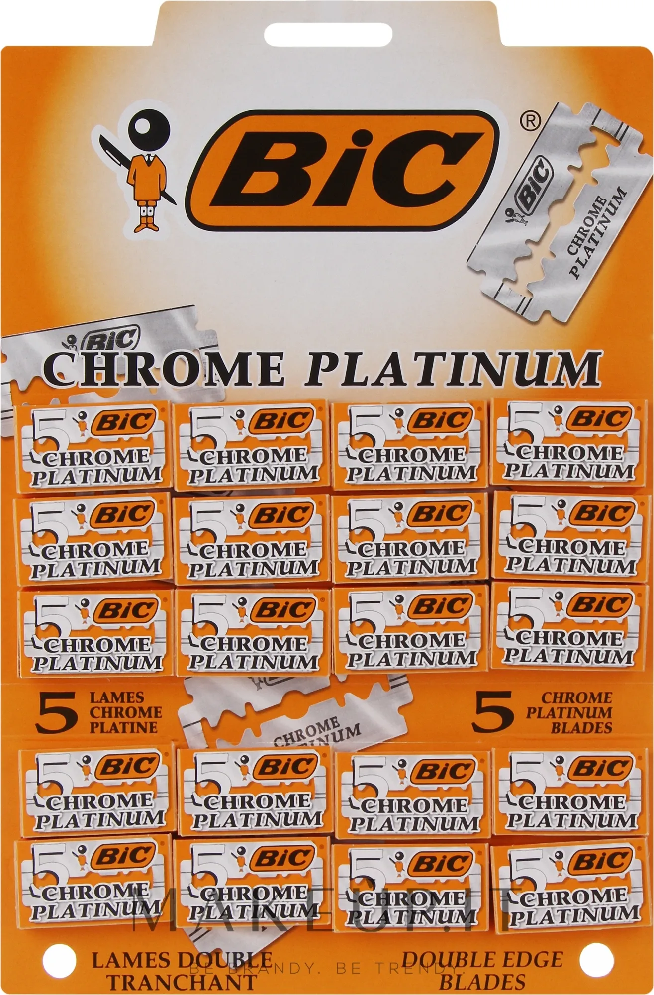 Set di lame per rasoio "Chrome Platinum", 5 x 20pz