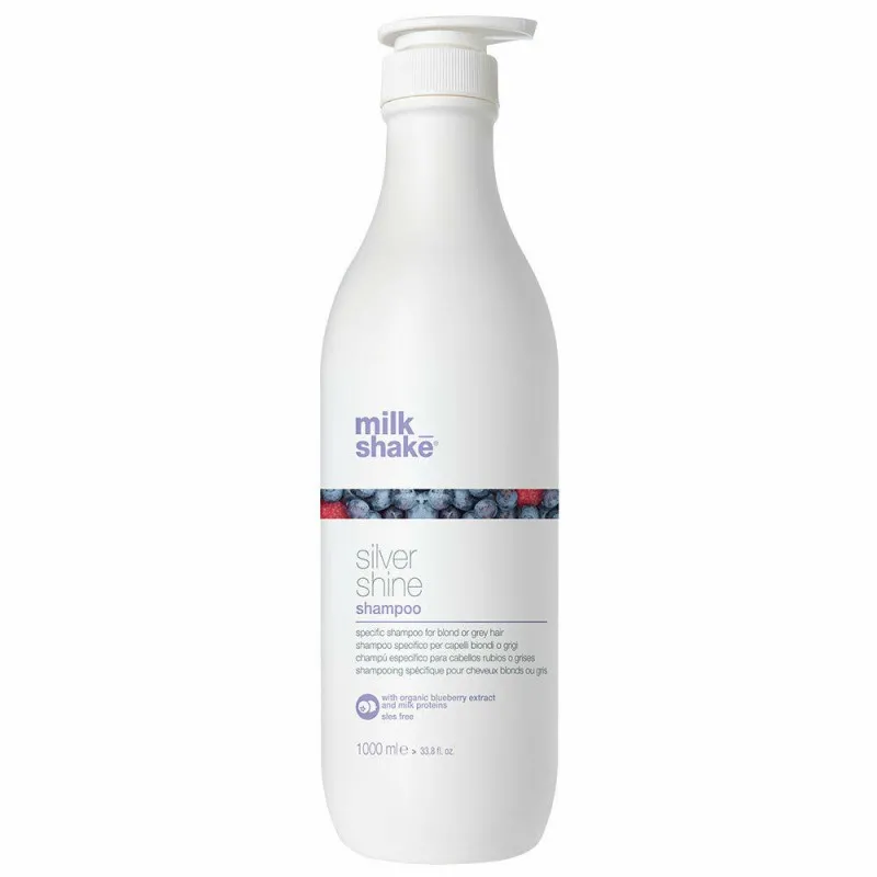 milk_shake Silver Shine Shampoo 1000ml  - shampoo antigiallo capelli biondi e grigi