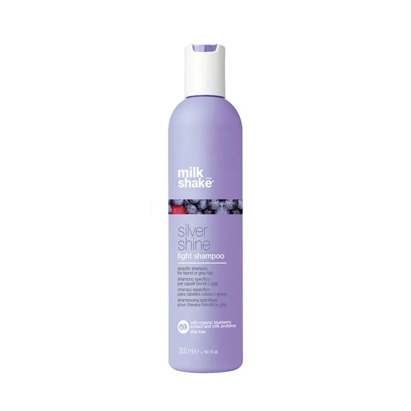 milk_shake Silver Shine Light Shampoo 300ml - shampoo antigiallo capelli biondi e grigi