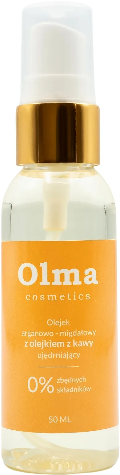 Olio rinforzante di argan e mandorle con olio di caffè