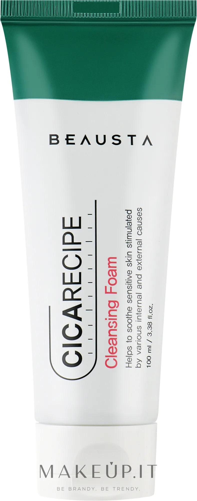 Schiuma detergente con centella