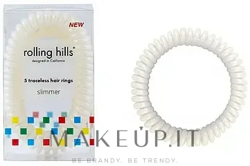 Elastici per capelli, bianchi