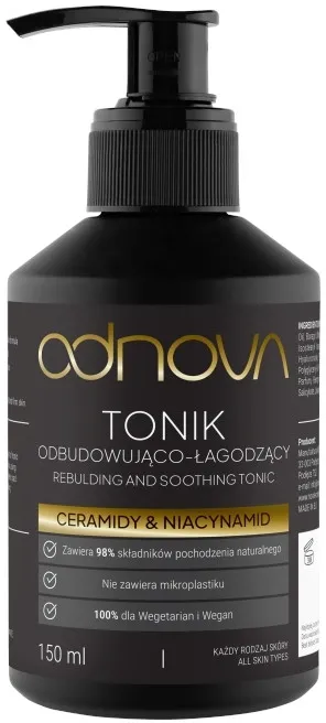 Tonico rivitalizzante e lenitivo "Ceramidi e Niacinamide"