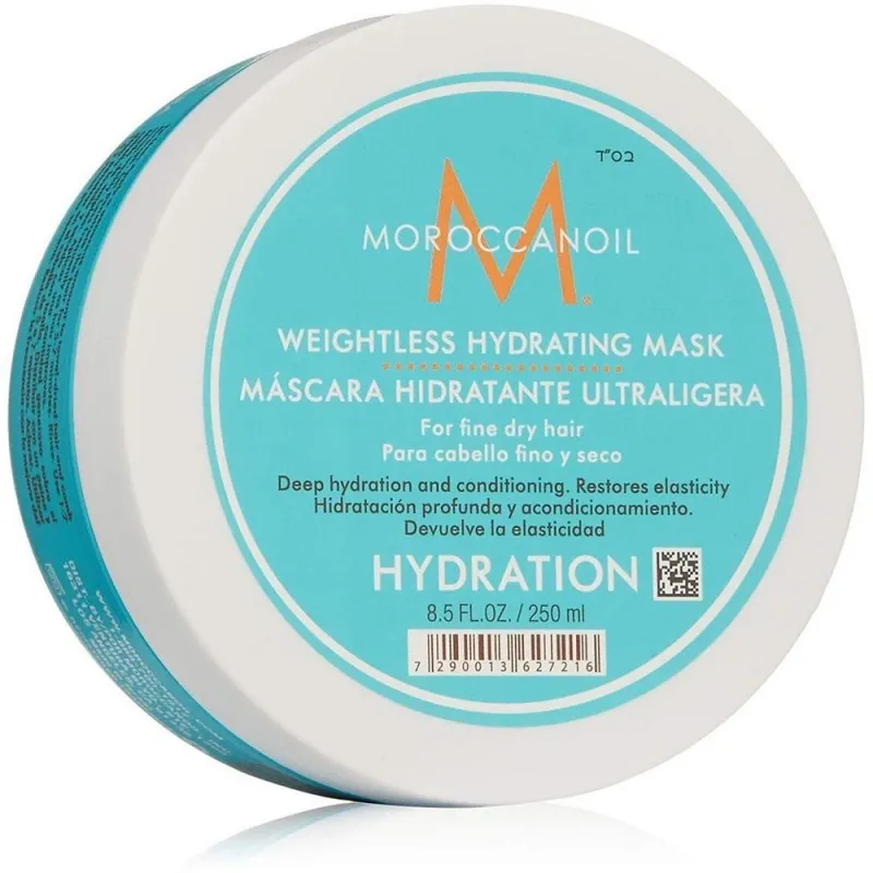 Moroccanoil Weightless Hydrating Mask 250ml -  maschera idratante effetto leggerezza capelli secchi fini