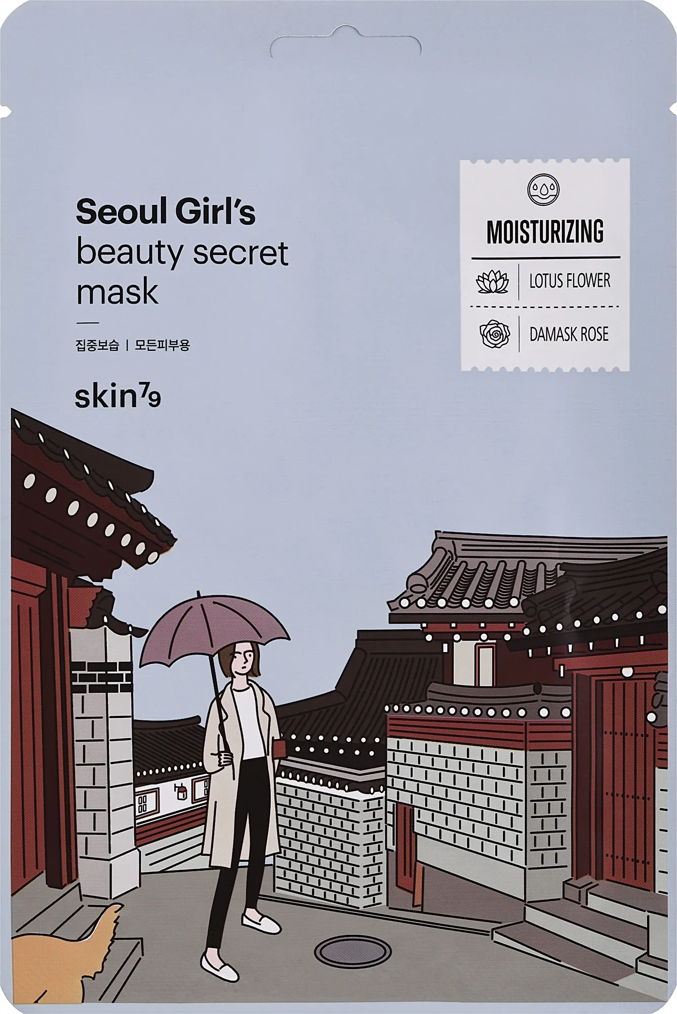 Maschera in tessuto idratante