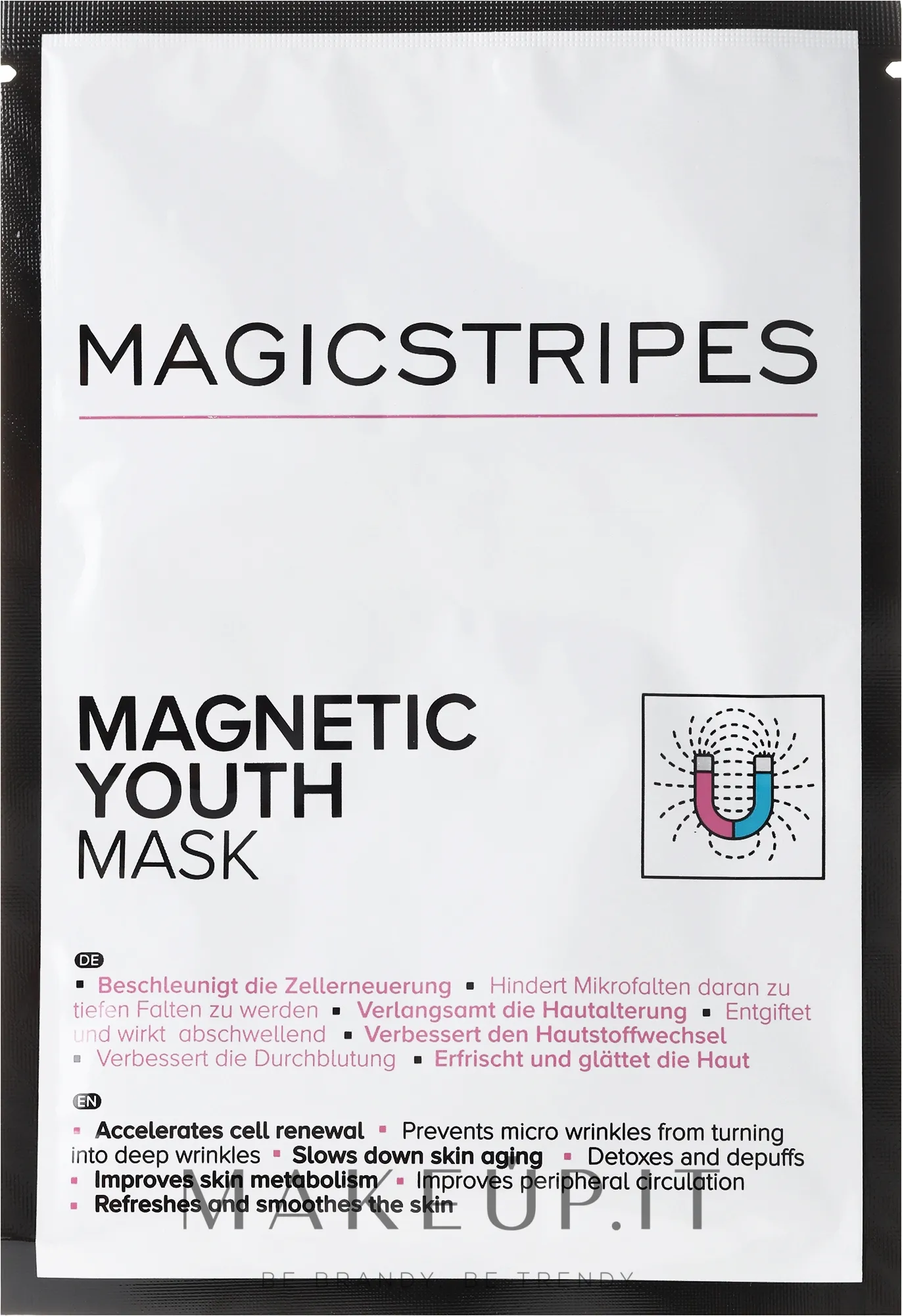 Maschera magnetica con effetto anti-età