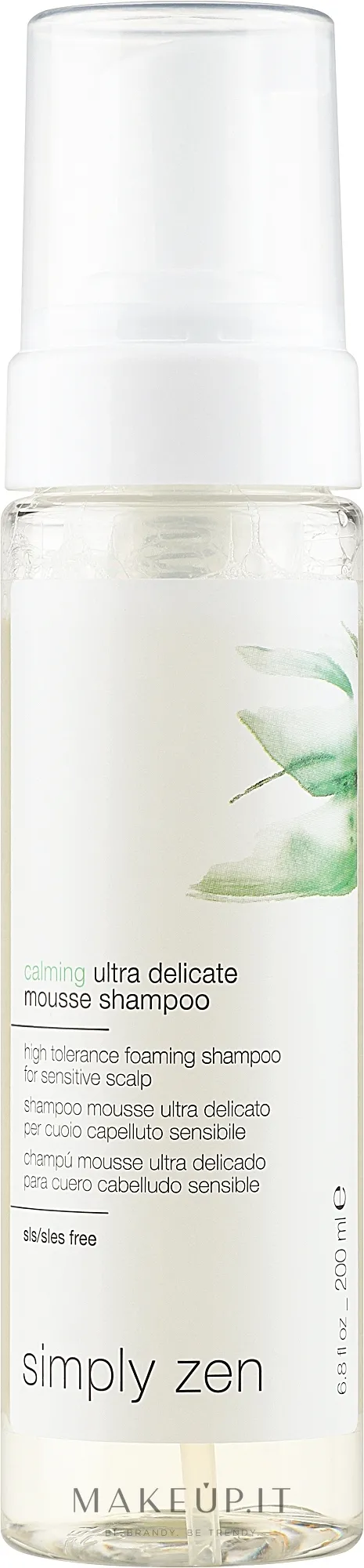 Shampoo mousse ultra delicato