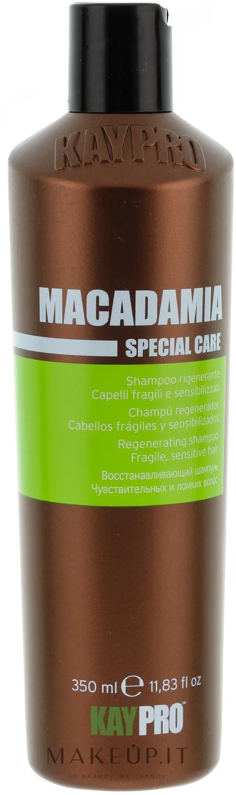 Shampoo all'olio di macadamia