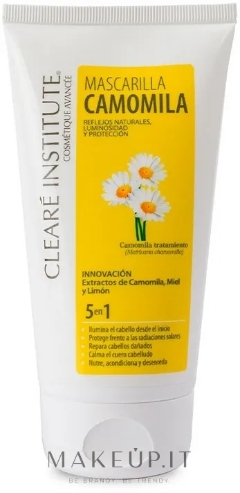 Maschera per capelli alla camomilla