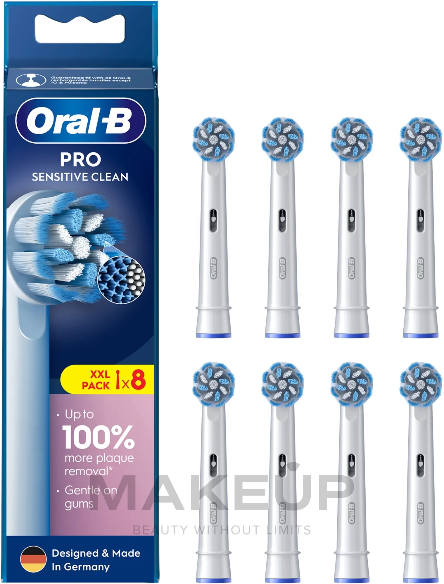 Testine di ricambio per spazzolino elettrico, 8 pz.