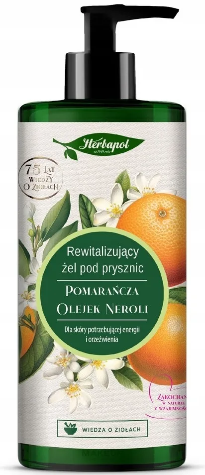 Gel doccia rivitalizzante "Olio di arancia e neroli"