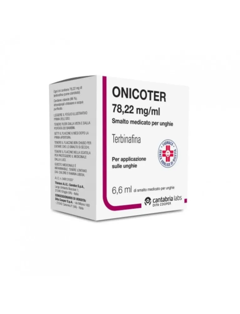 Onicoter Smalto Medicato  1 flacone 6,6ml