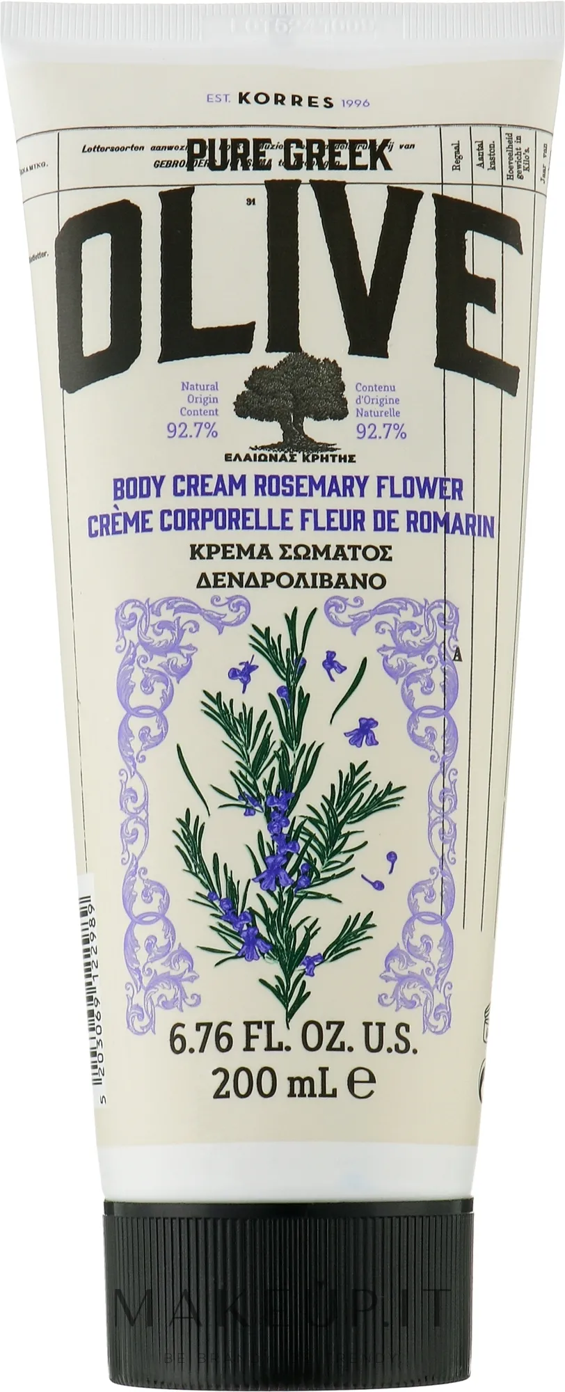Crema corpo "Rosmarino"