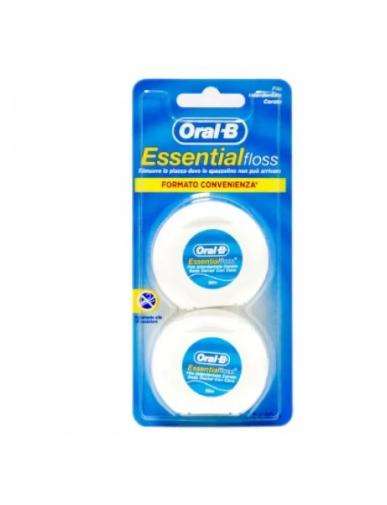 Oral-B Filo Interdentale Cerato Bipacco 2x50mt