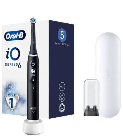ORAL-B IO 6 BLACK SPAZZOLINO ELETTRICO + 2 REFILL