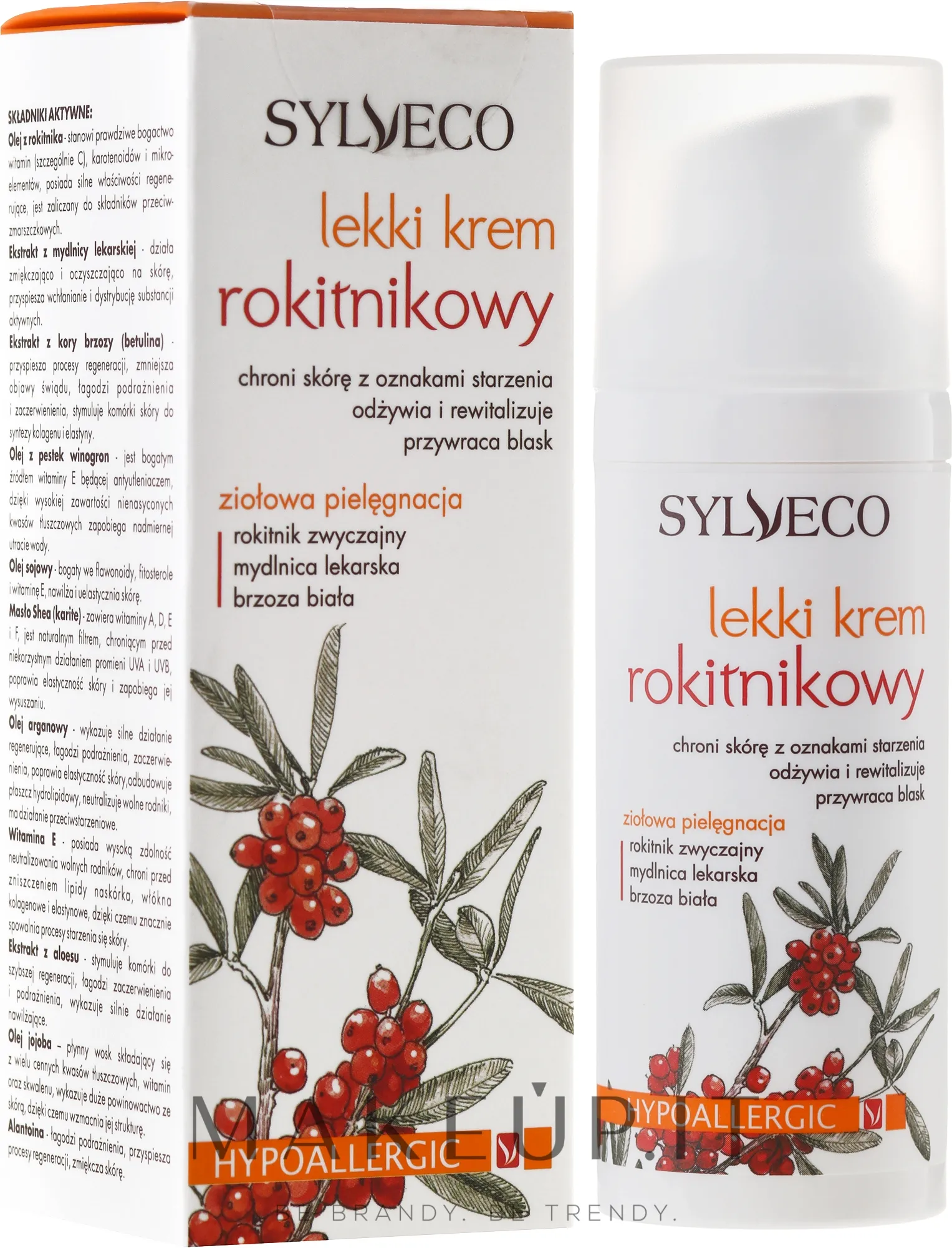 Crema viso all'olivello spinoso