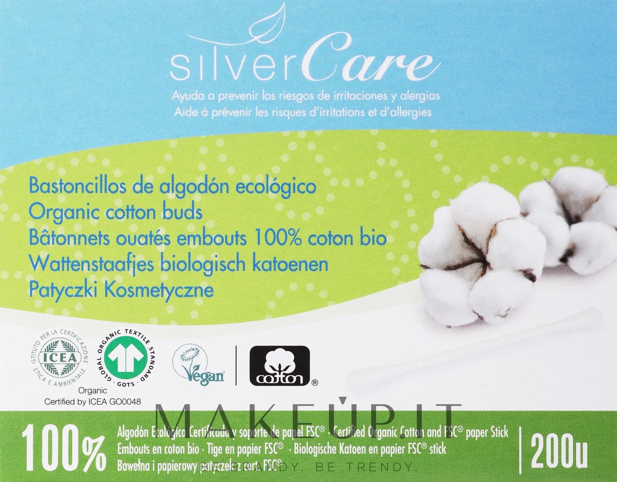 Bastoncini di cotone, 200 pezzi