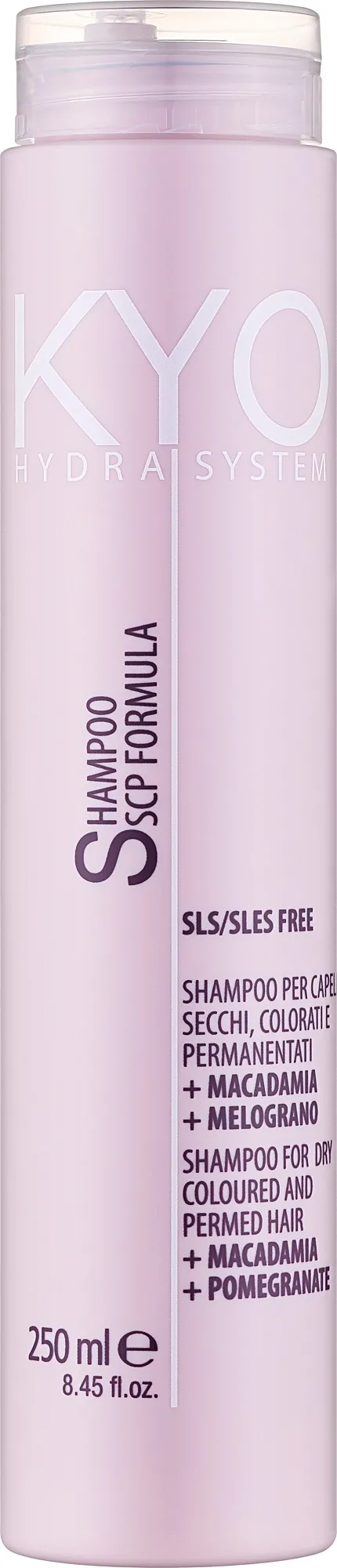 Shampoo per capelli colorati secchi