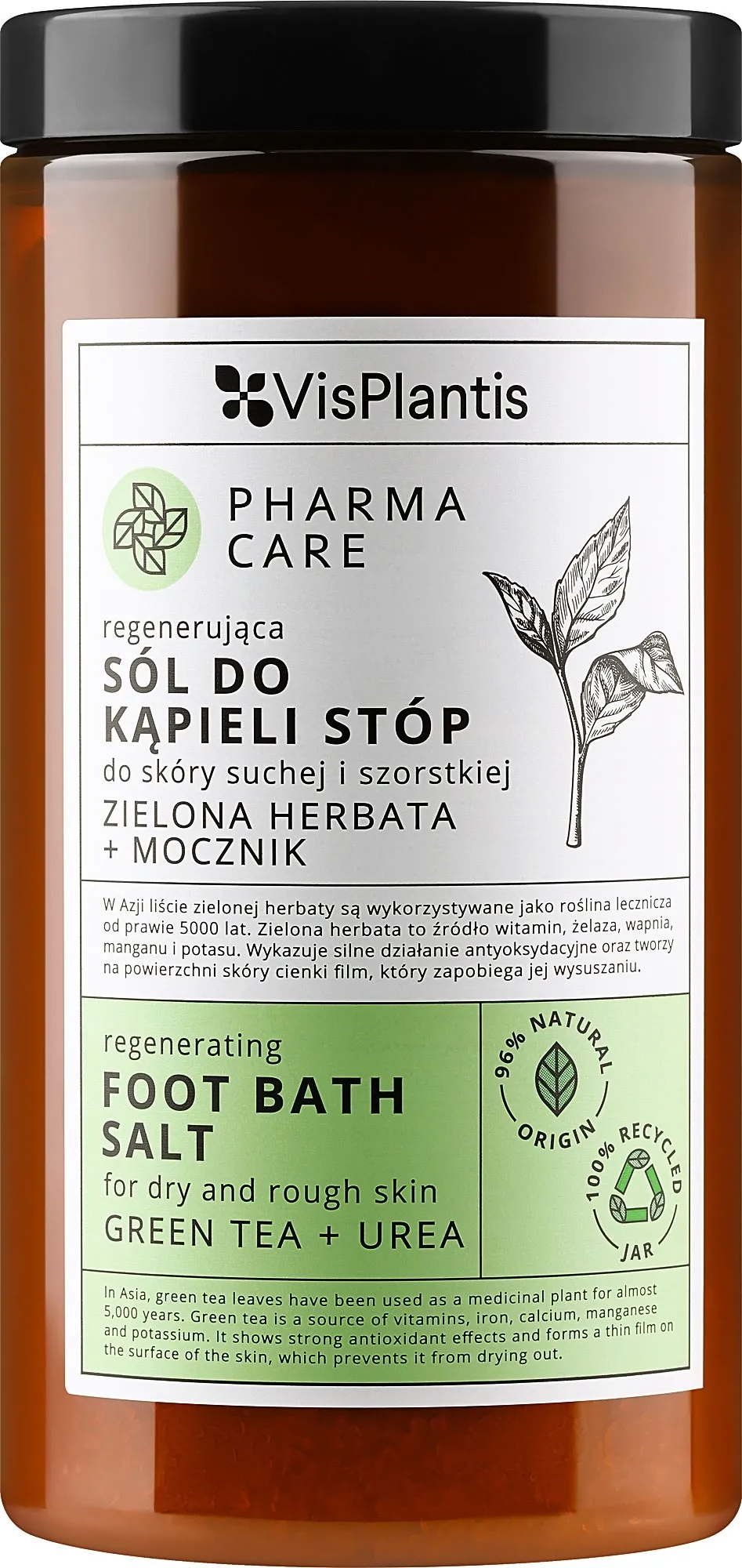 Sale per pediluvio "Tè verde + urea"