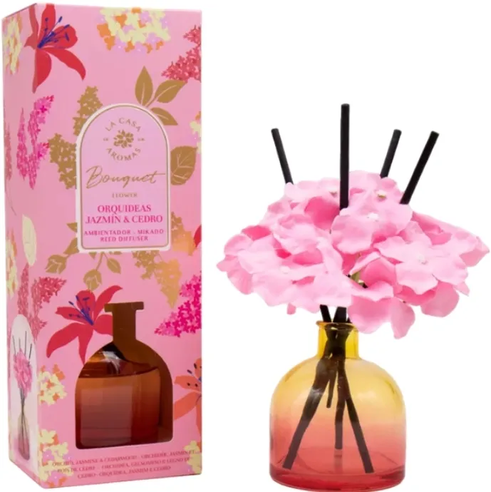 Diffusore di aromi a forma di vaso "Gelsomino & Cedro"