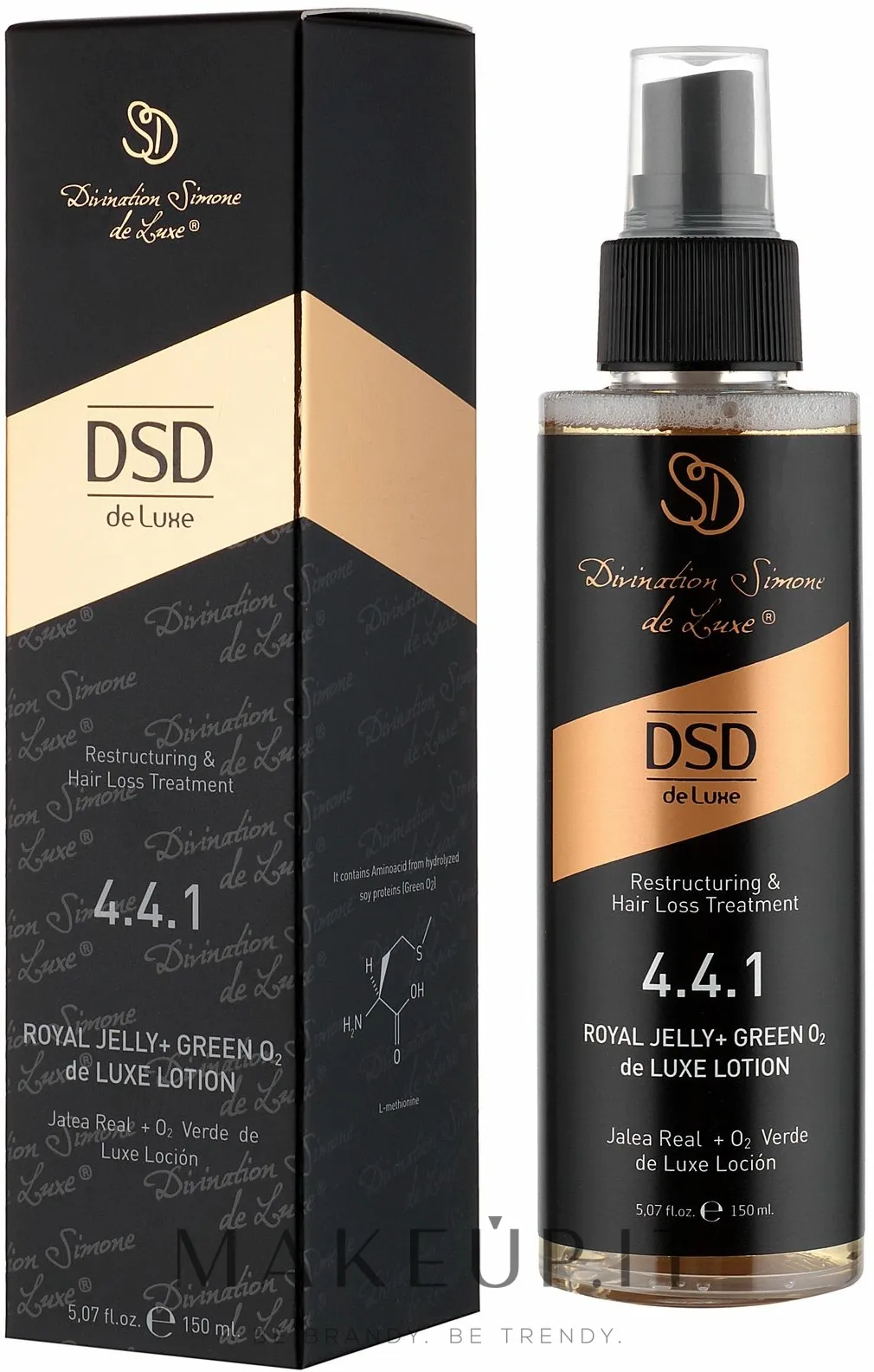 Trattamento capelli a doppia azione Royal Gel + "Ossigeno verde" n. 4.4.1