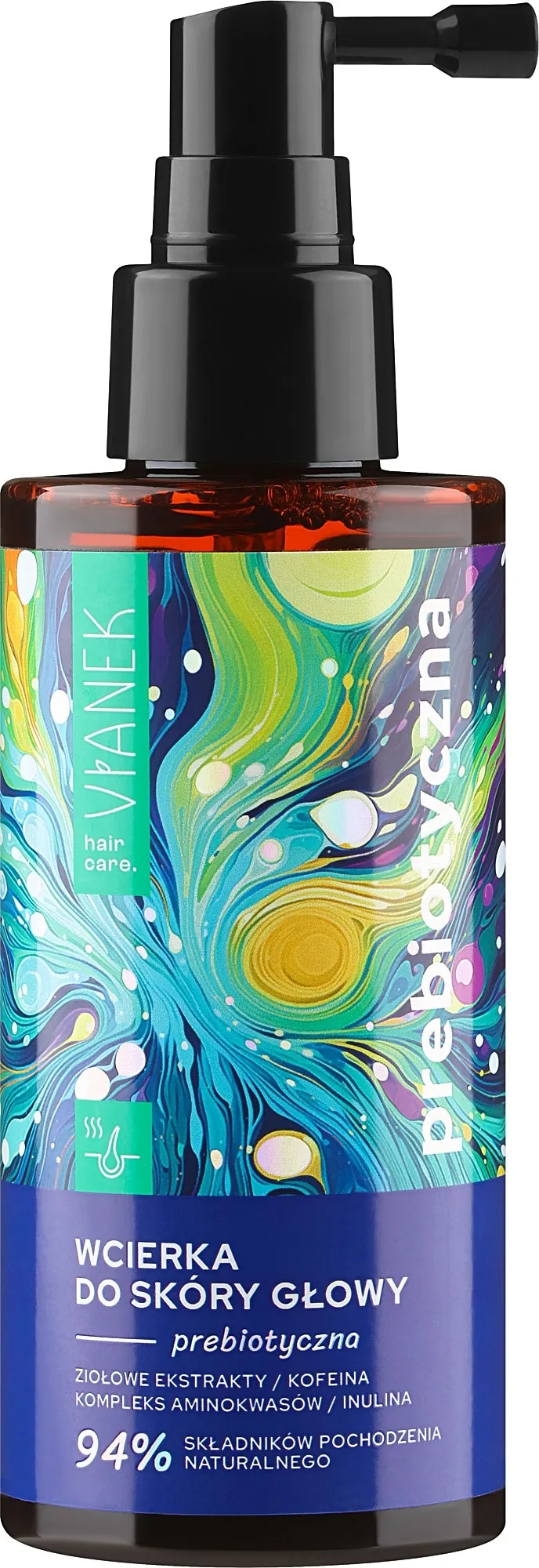 Lozione per cuoio capelluto con prebiotici