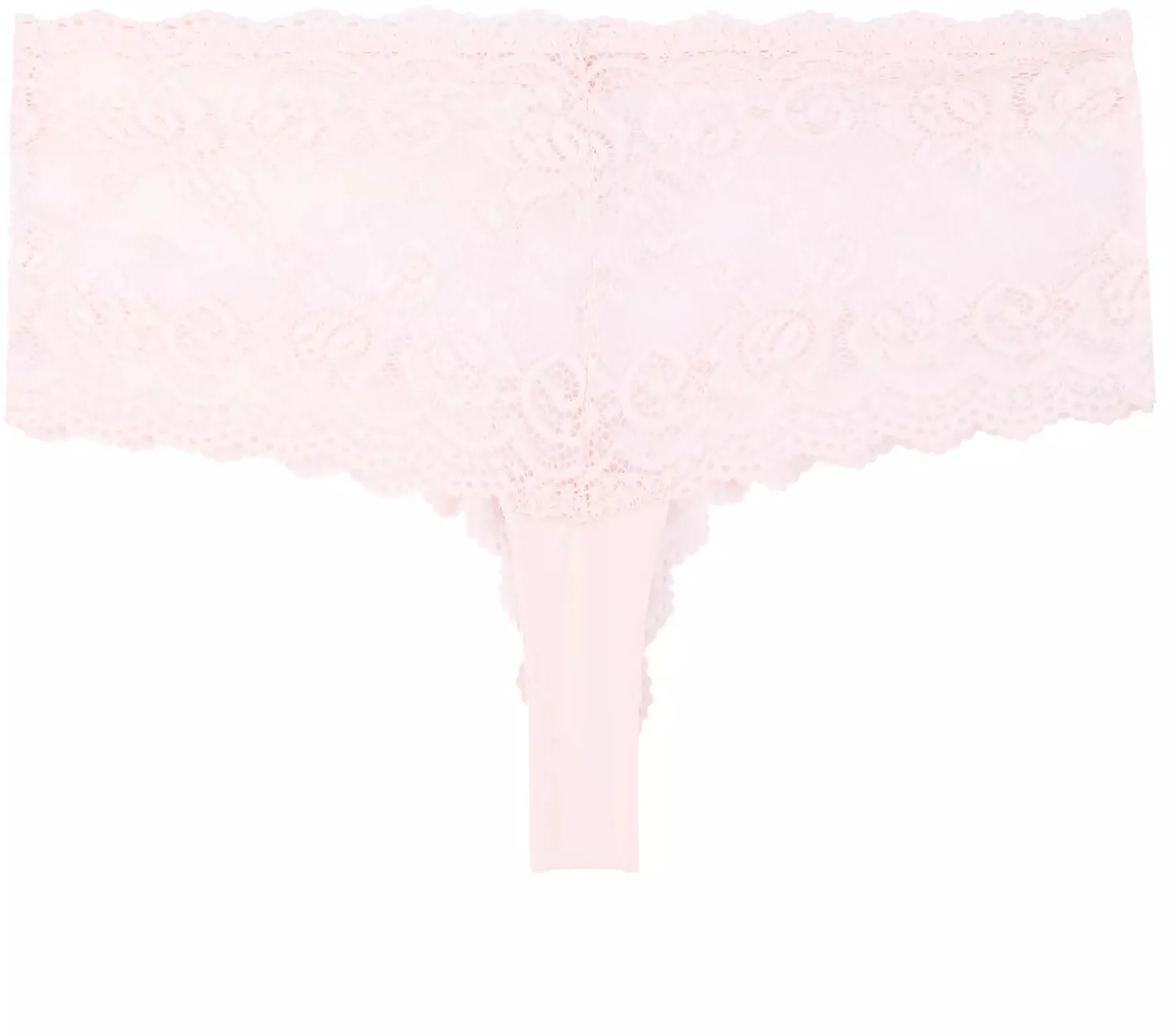 Perizoma in pizzo a vita alta da donna, BCL600-014, rosa chiaro