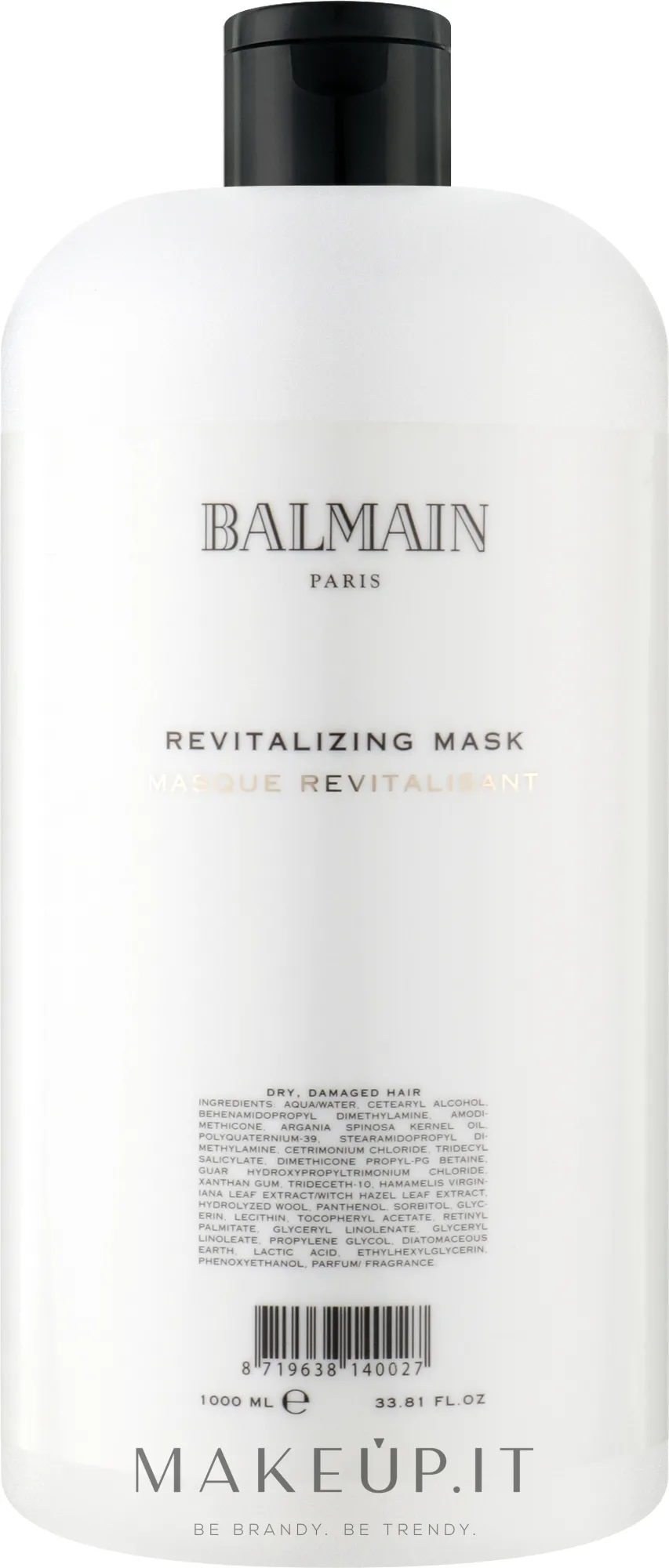 Maschera per capelli nutriente rivitalizzante