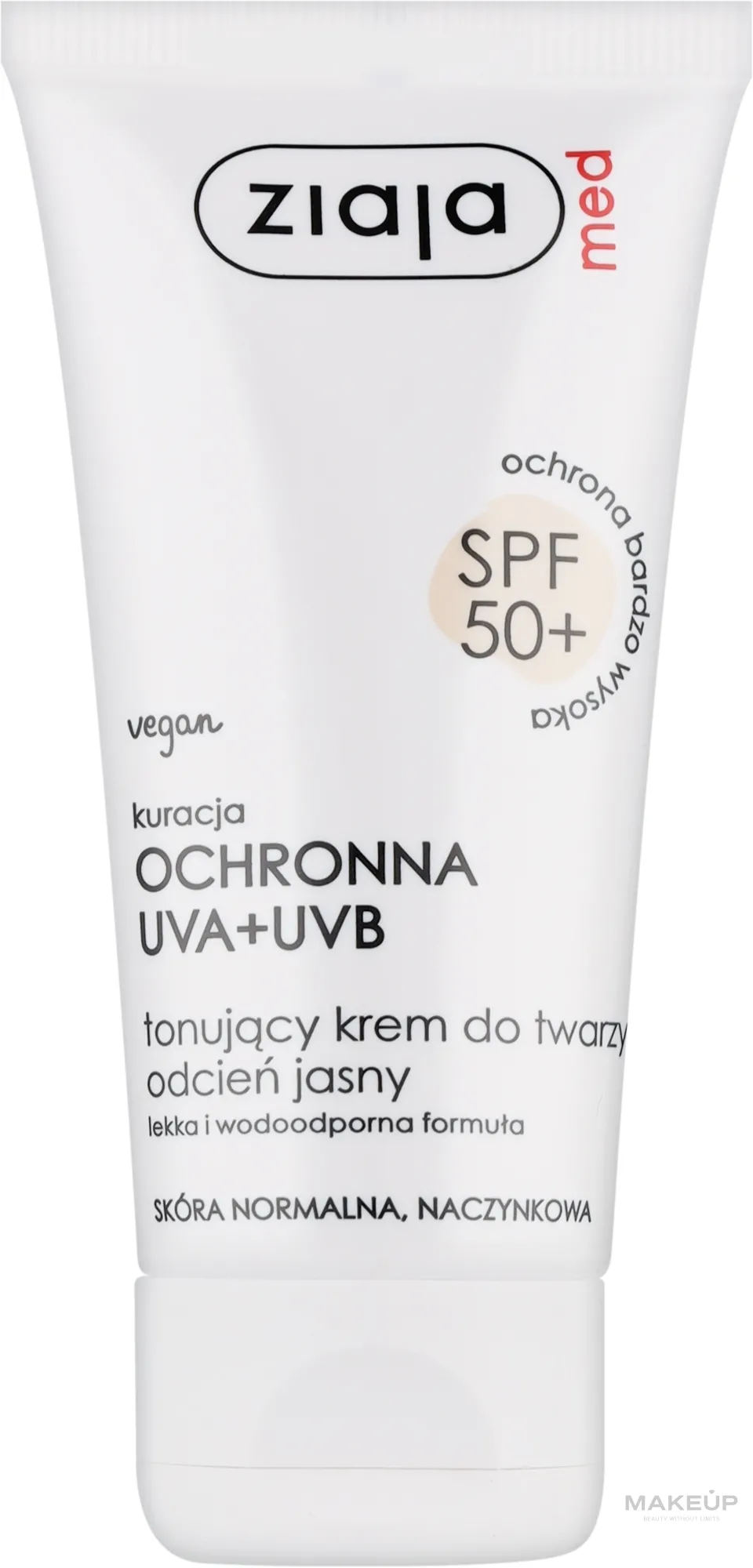 Crema viso tonificante SPF 50+