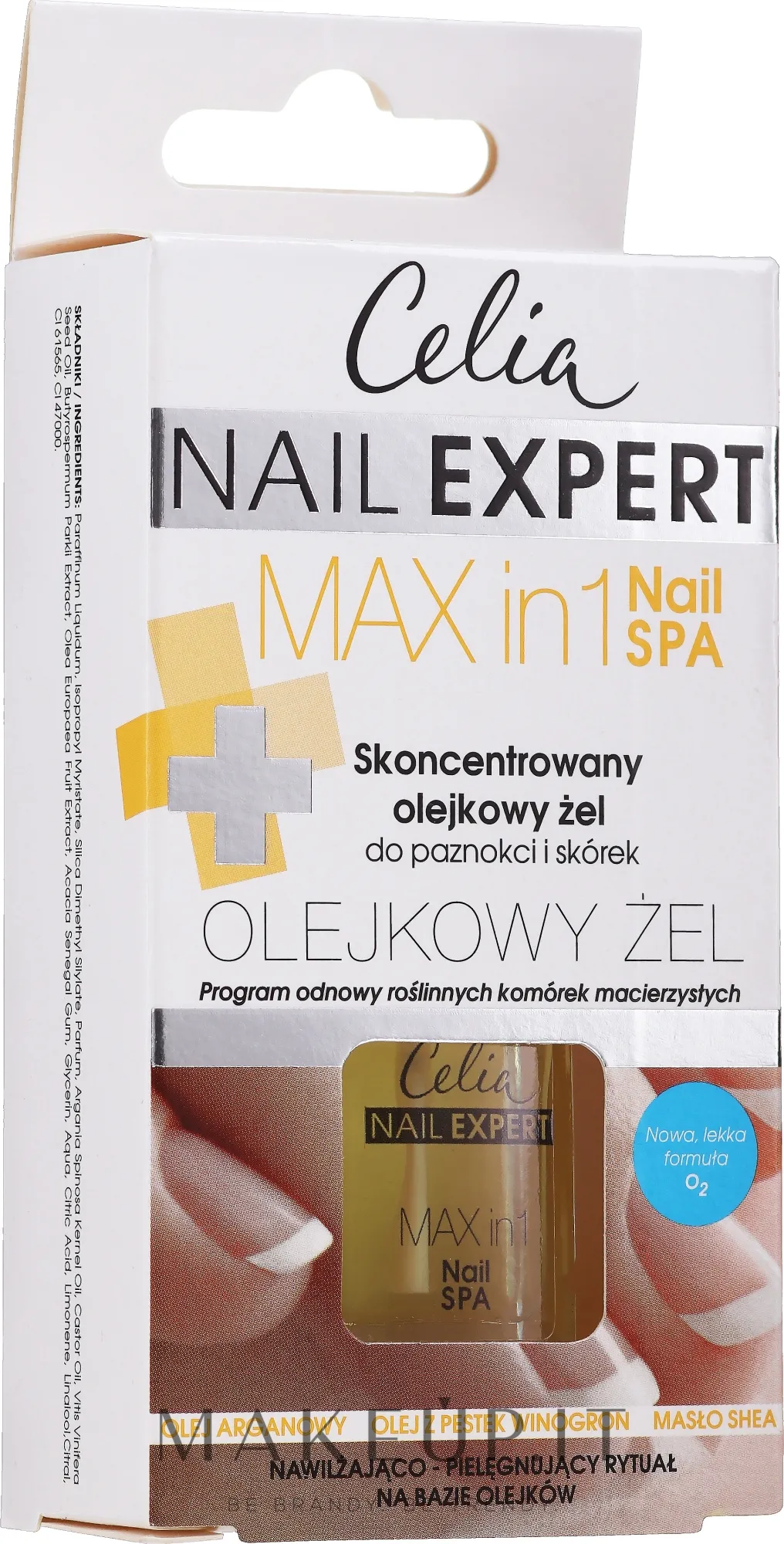 Gel unghie rinforzante all'olio