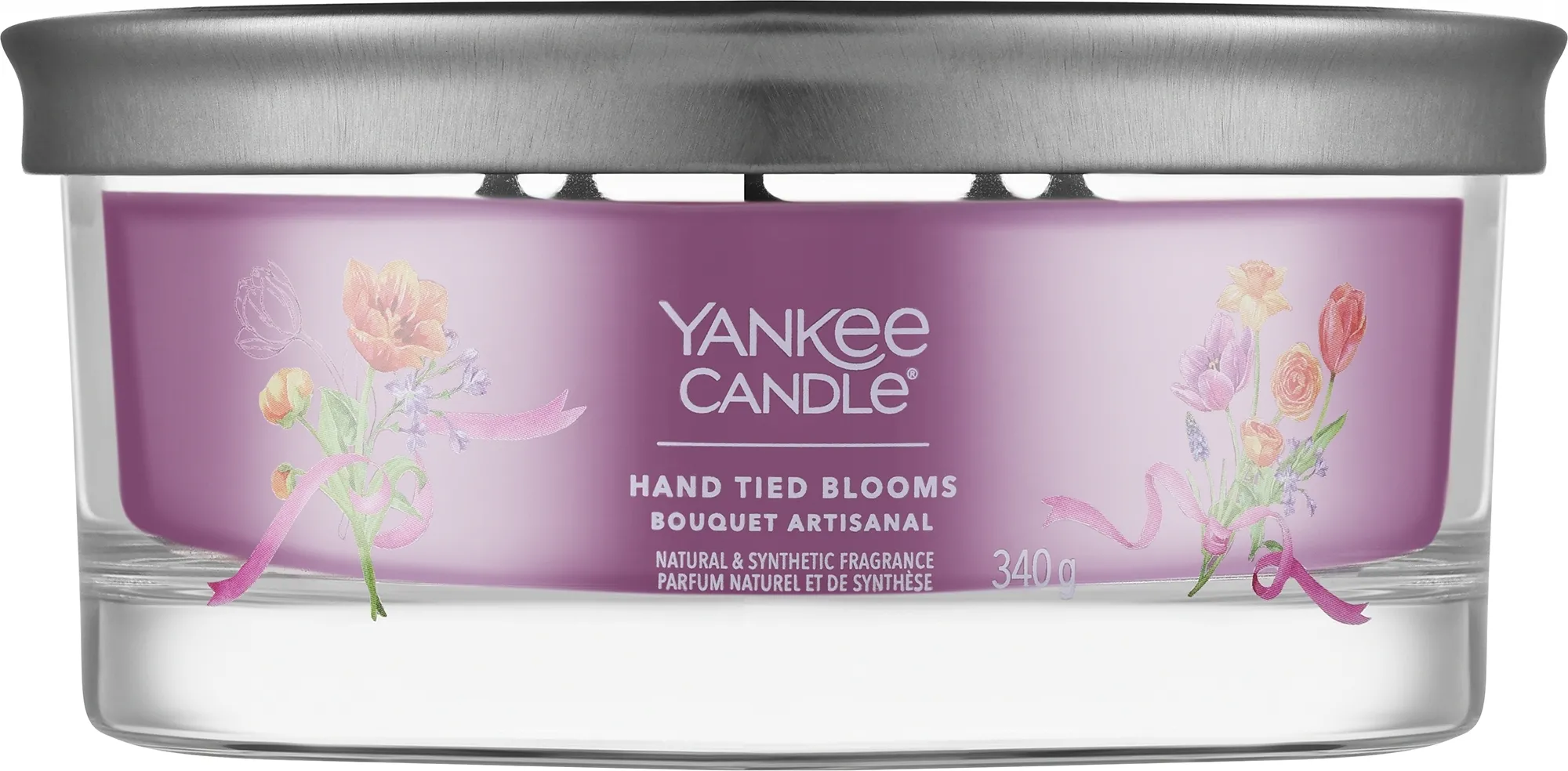 Candela profumata "Hand Tied Blooms", 5 stoppini