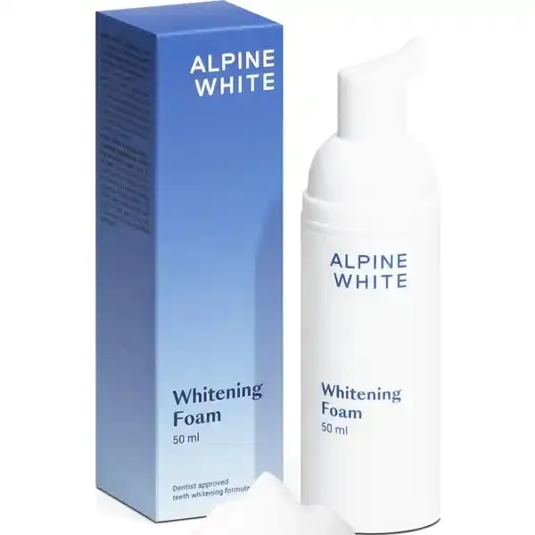 Schiuma sbiancante per denti