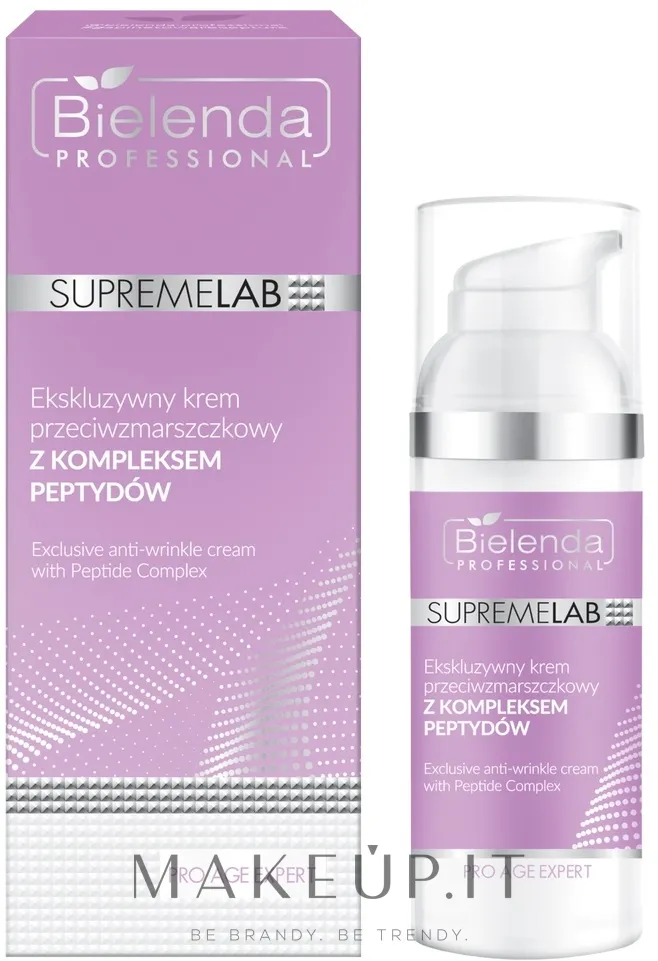 Crema anti-rughe con complesso peptidico