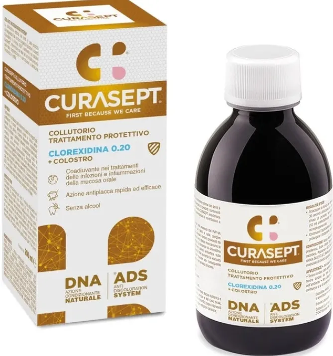 Collutorio con clorexidina 0,20%- Curasept Ads + Dna Mouthwash