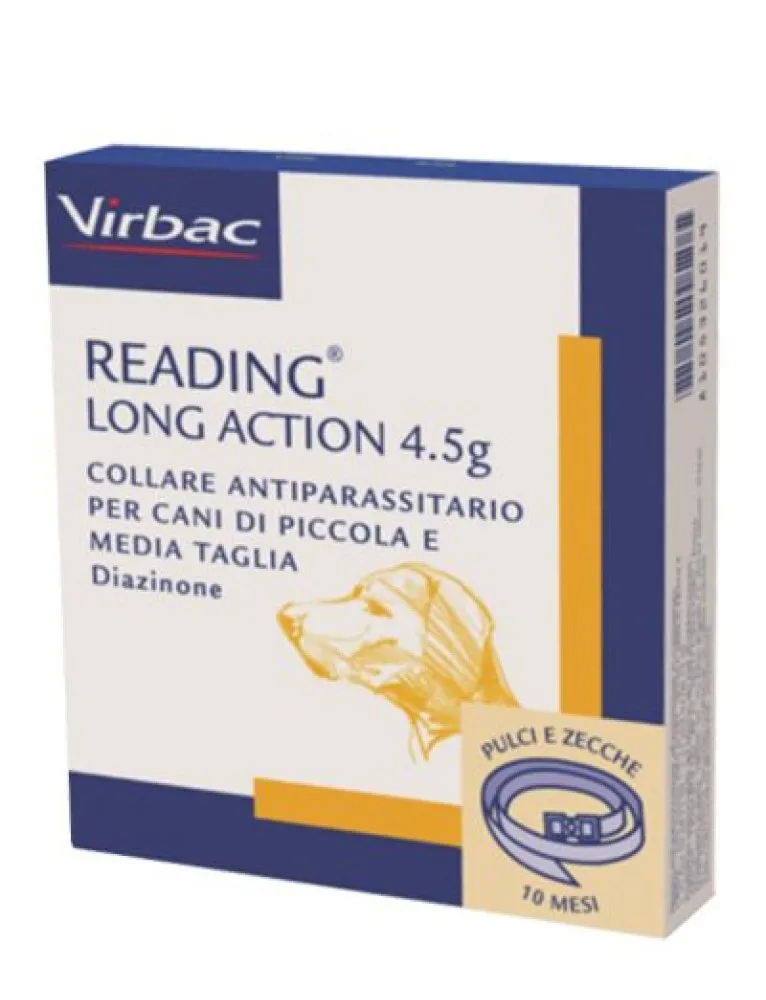 Reading Long Action Collare Antiparassitario 30 g cani piccola media taglia