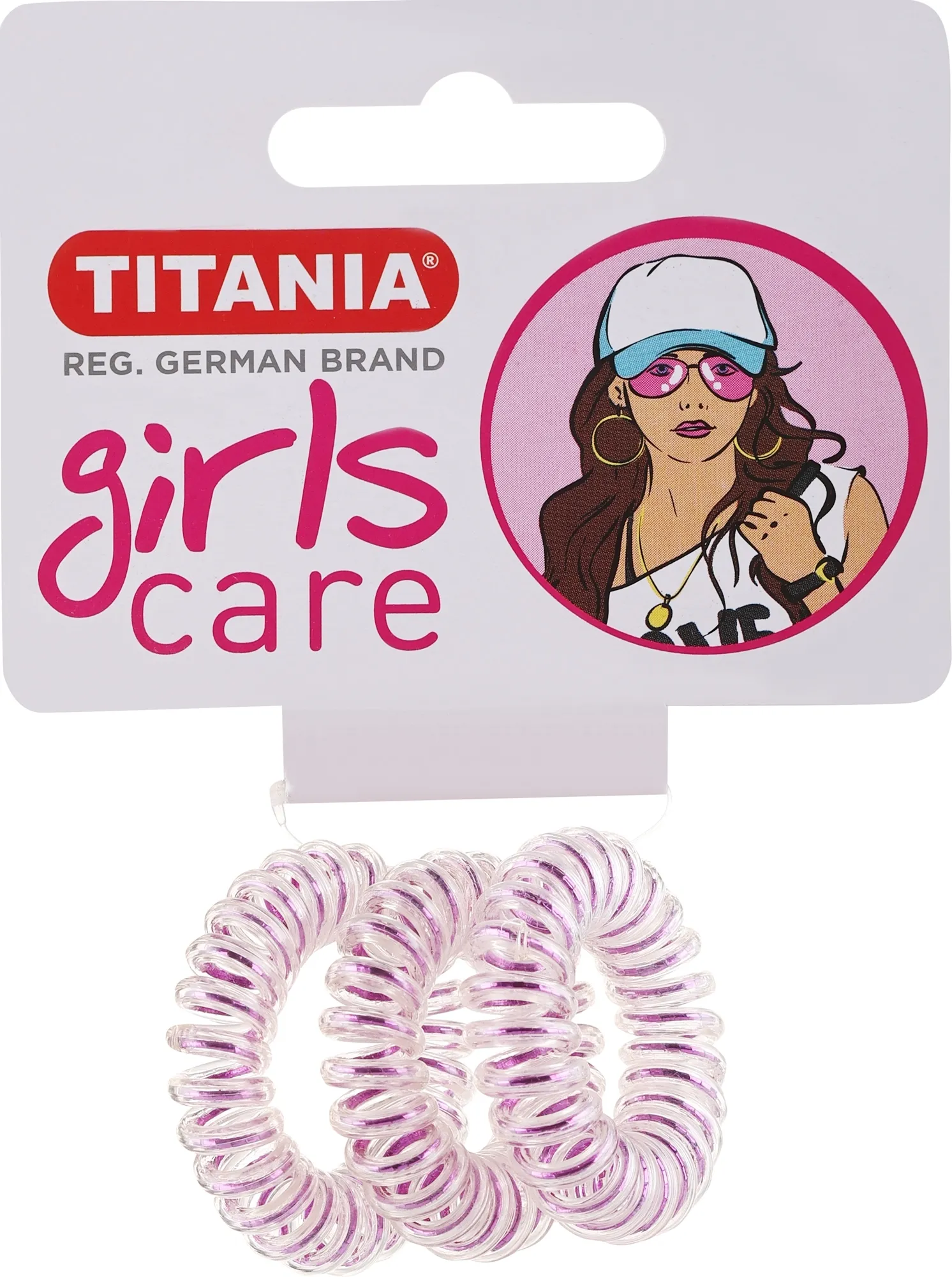 Elastici per capelli «Anti Ziep» viola, 3 pezzi, diametro 3,5 cm