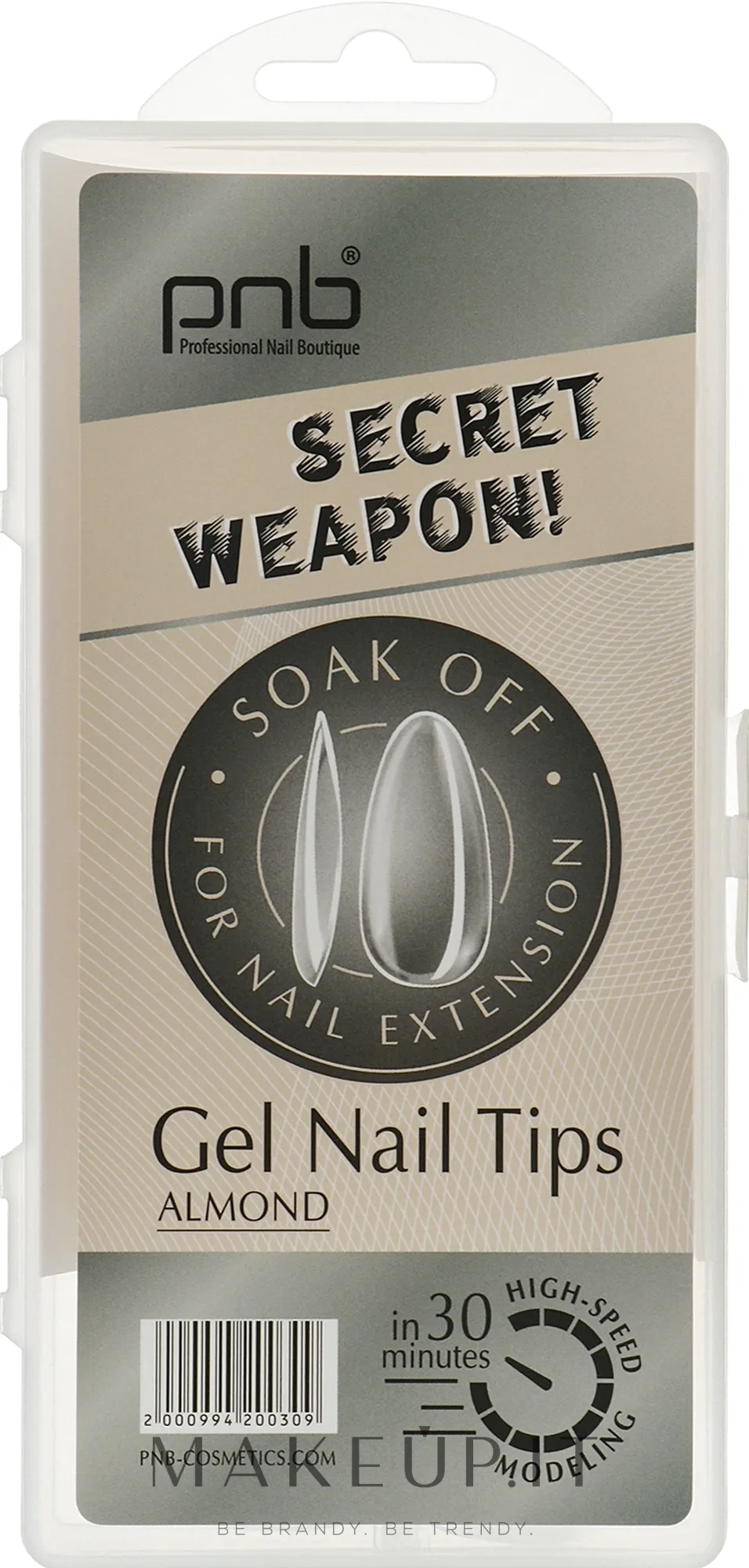 Tips unghie in gel "Mandorla"