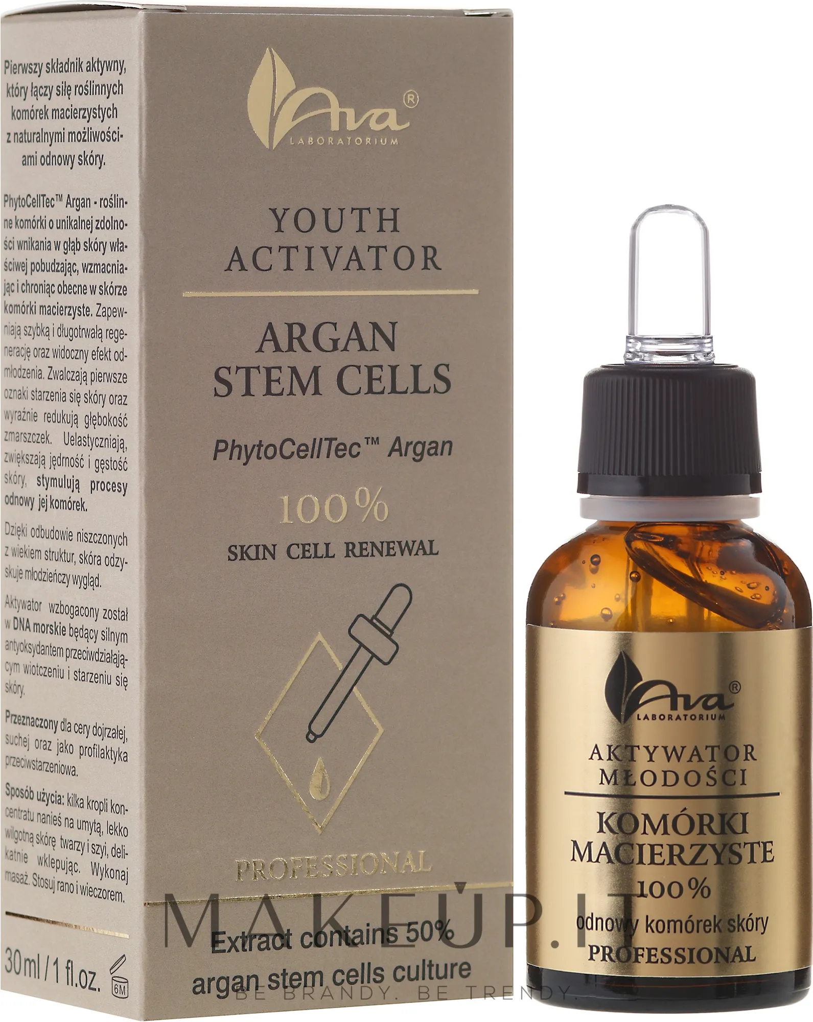 Siero viso con cellule staminali