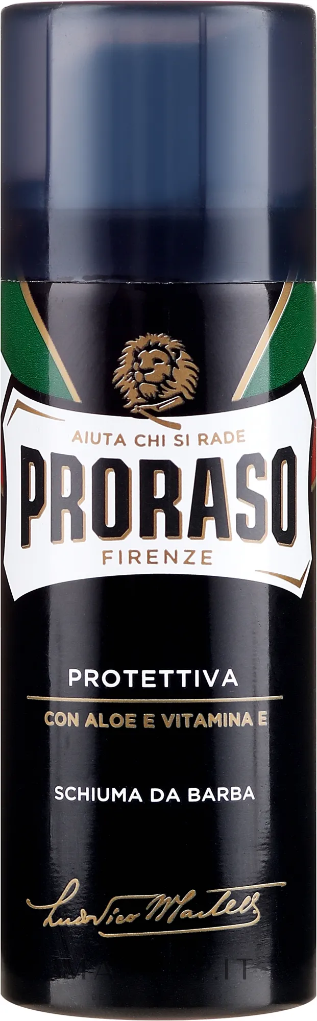 Schiuma da barba con Aloe e Vitamina E