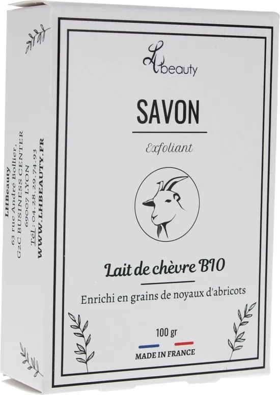 Sapone esfoliante con latte di capra e noccioli di albicocca