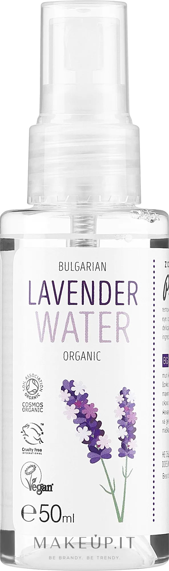 Acqua di lavanda biologica