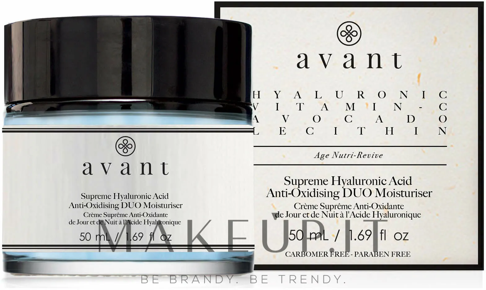 Crema idratante all'acido ialuronico