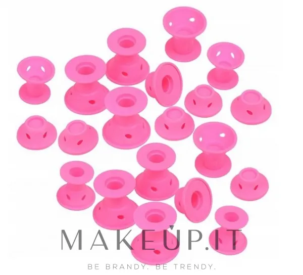 Bigodini in silicone per capelli, 20 pz