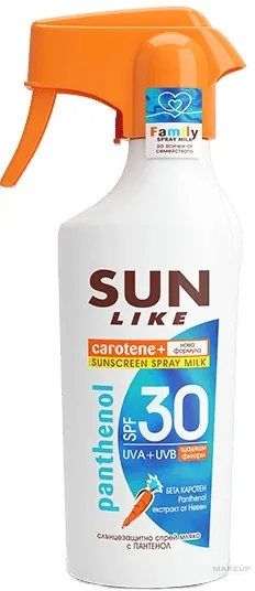 Latte solare spray con pantenolo SPF30