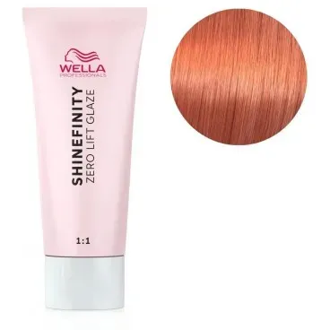 WELLA PROFESSIONALS SHINEFINITY ZERO LIFT GLAZE SENZA AMMONIACA N.05/43 CASTANO RAME DORATO 60 ML