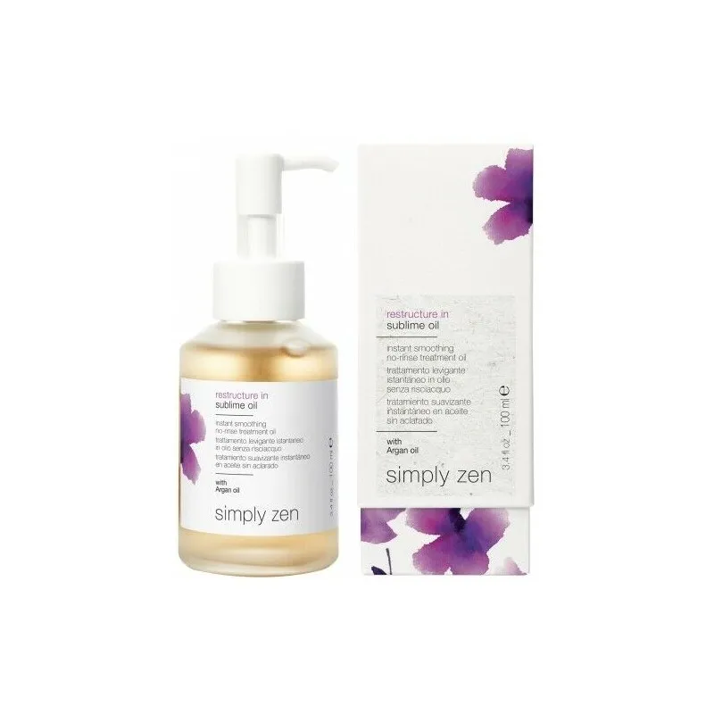 Simply Zen Restructure In Sublime Oil 100ml - olio levigante capelli secchi e danneggiati
